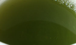 粉の緑茶